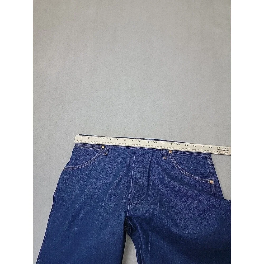 Wrangler Jeans Mens 36x30 Cowboy Cut Straight Blue Cotton‎ High Rise Rodeo NEW